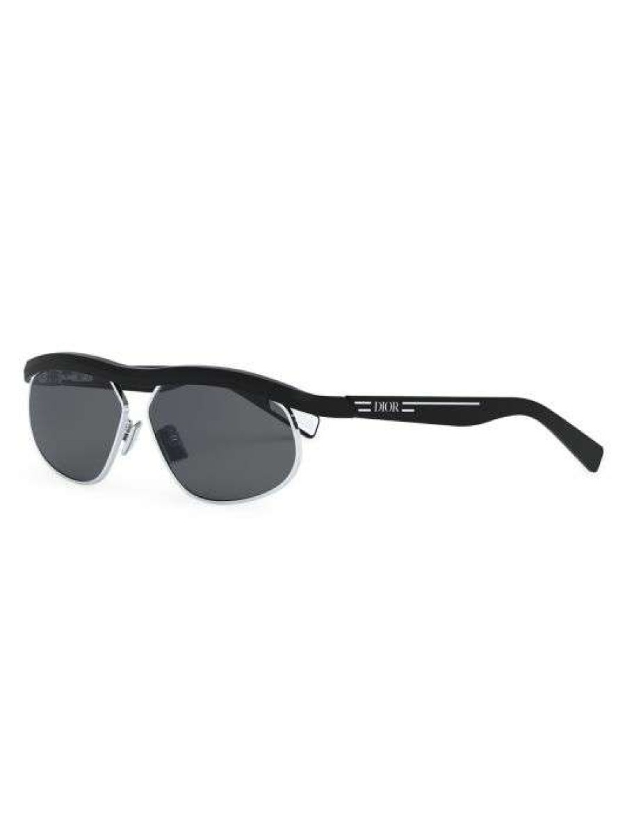 Accessories * Dior 60Mm Matte Aluminum Sunglasses For Men