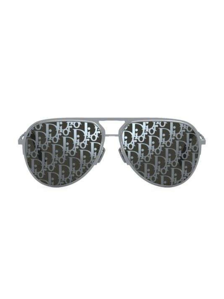 Men * Dioressential 60Mm Mirrored Pilot Sunglasses