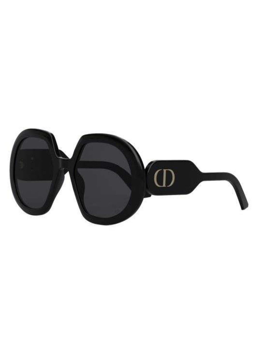 Men * Diorbobby 56Mm Round Sunglasses