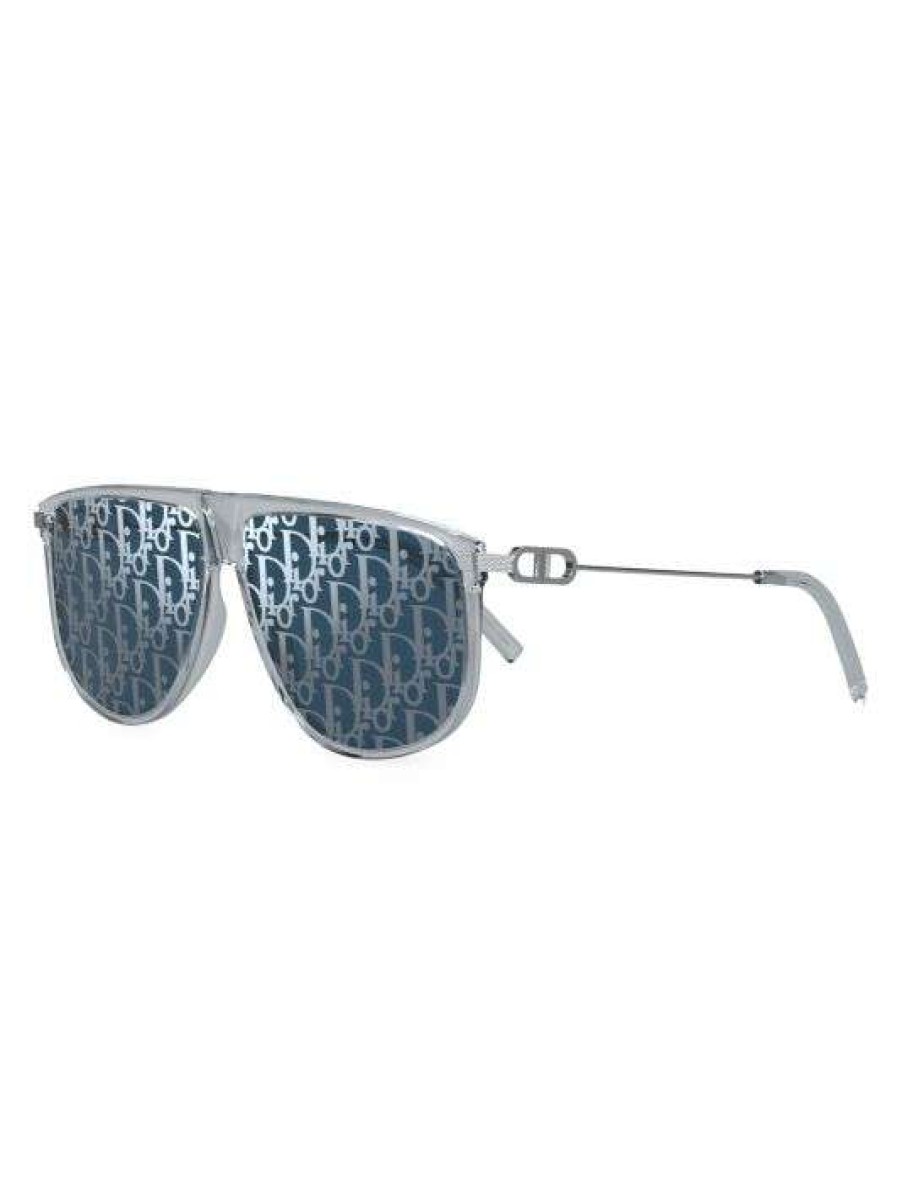 Men * Dior Cd Link S2U 63Mm Mirrored Logo Sunglasses