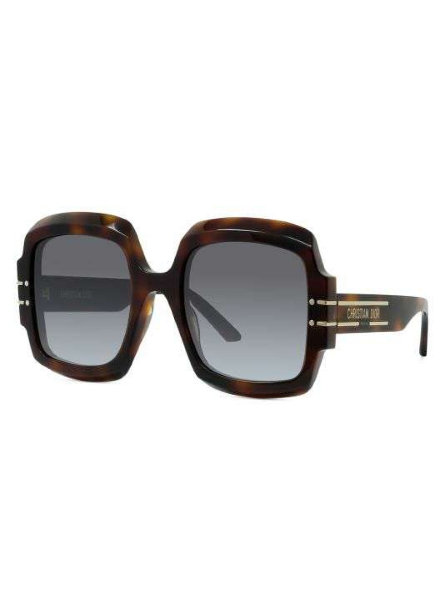 Men * Diorsignature 55Mm Square Sunglasses