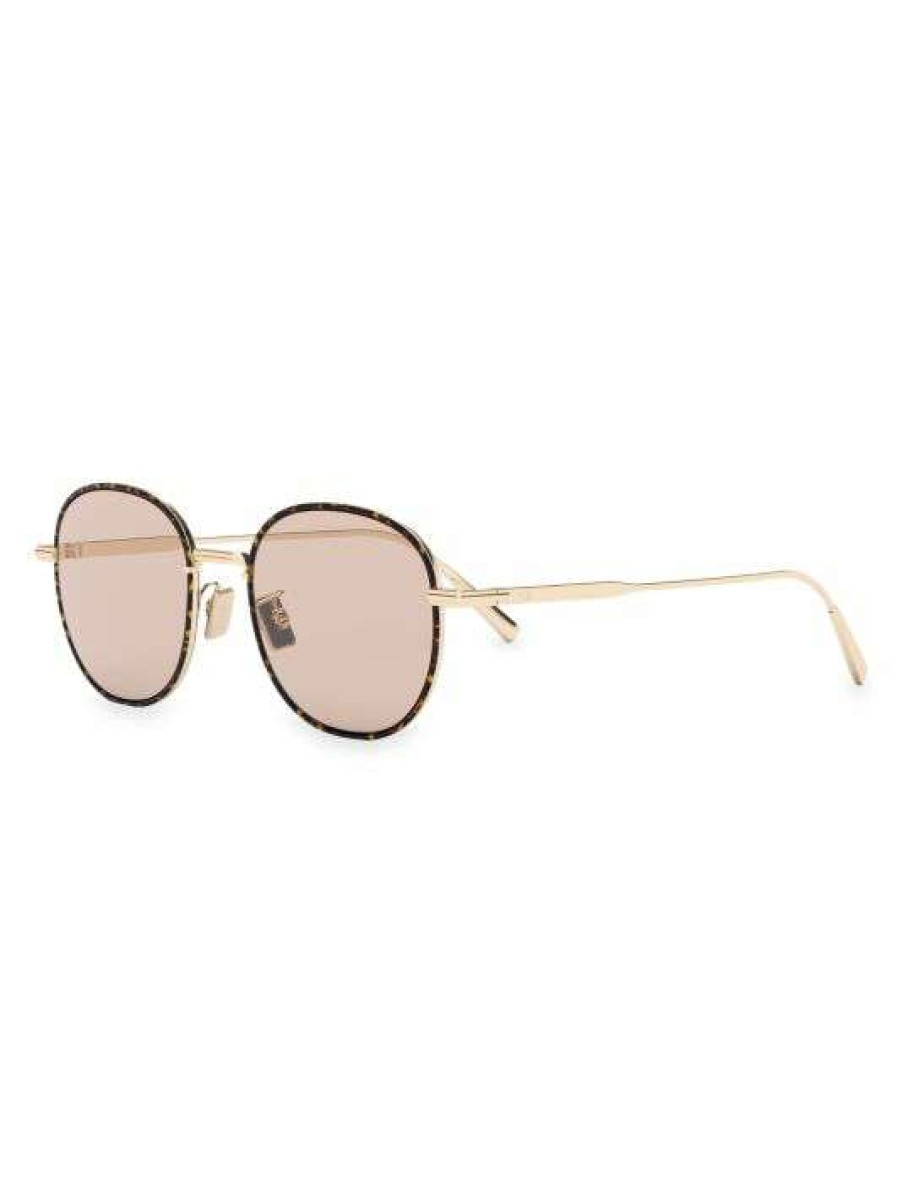 Accessories * Dior 52Mm Round Metal Sunglasses For Men