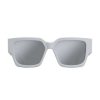 Men * Dior Cd Su 55Mm White Rectangular Sunglasses