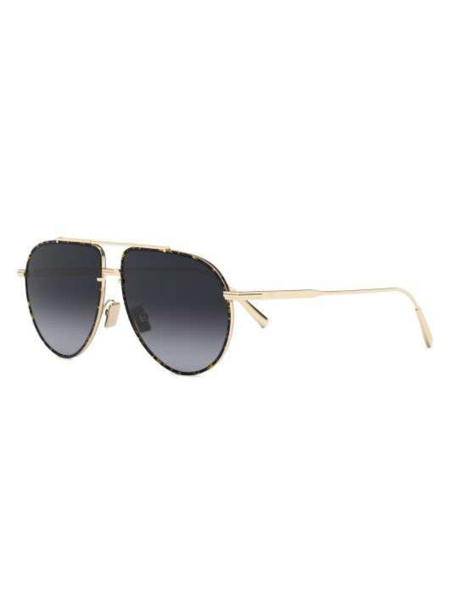 Men * Dior Tortoise 58Mm Metal Sunglasses For Men