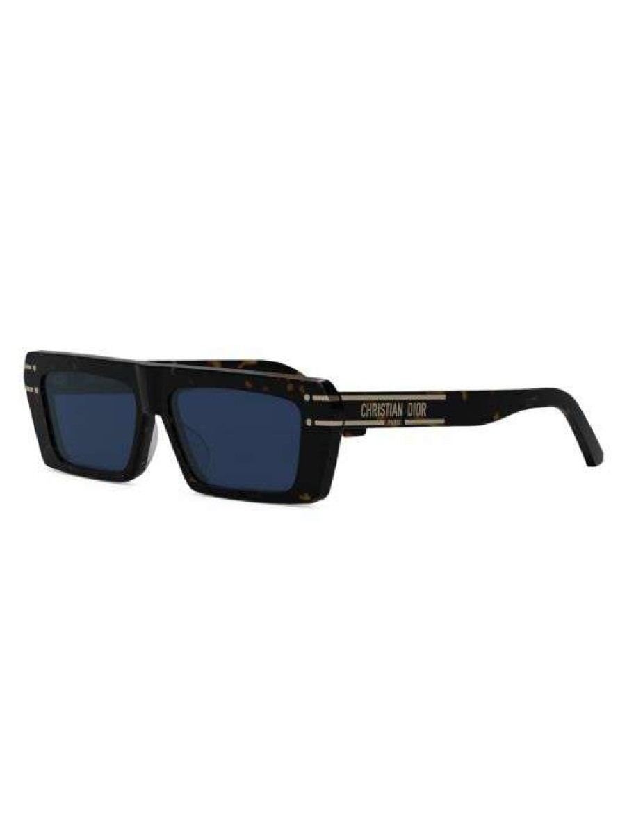 Men * Diorsignature 54Mm Rectangular Sunglasses For Men