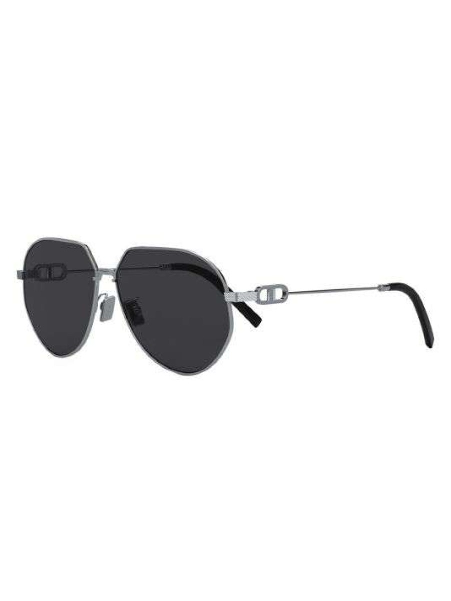 Men * Dior Cd Link A1U 61Mm Palladium Sunglasses