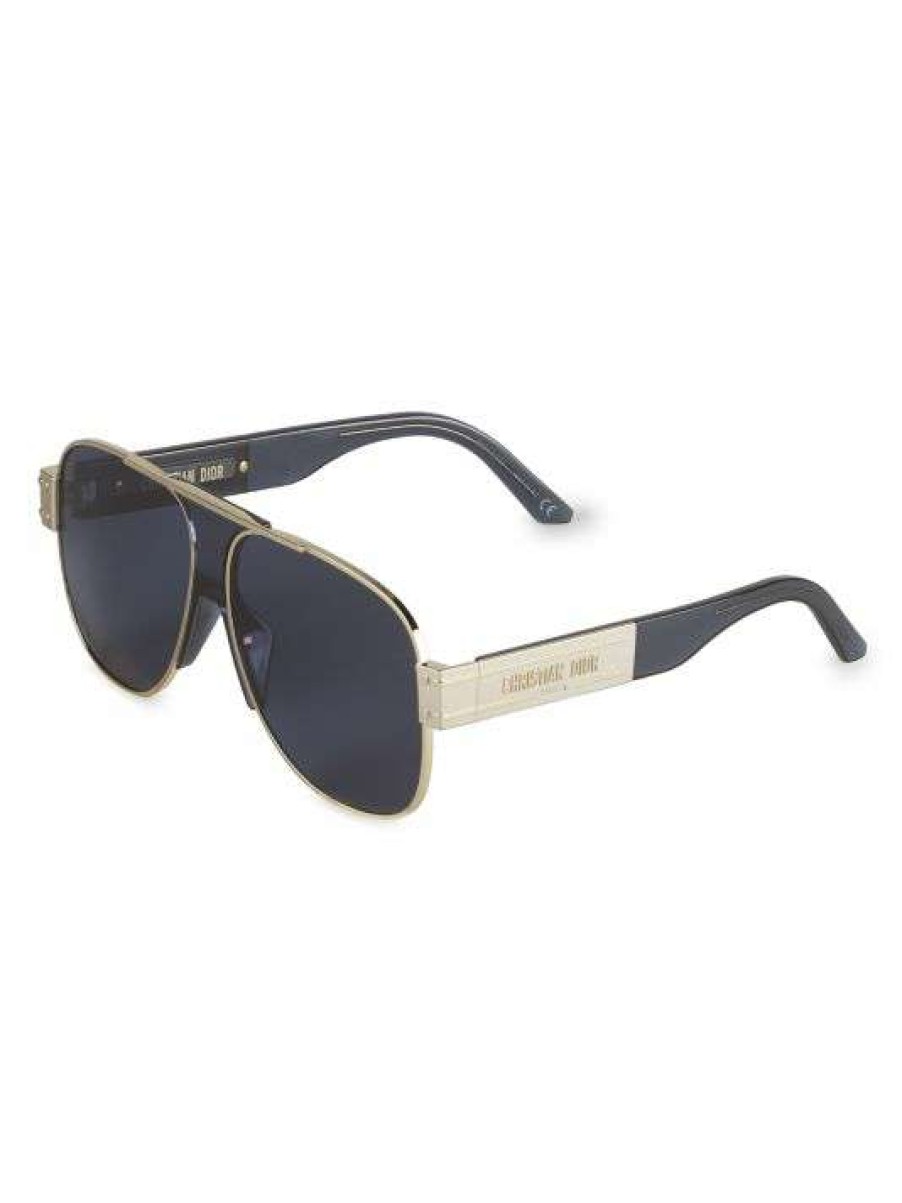 Accessories * Diorsignature A3U 61Mm Pilot Sunglasses For Men