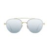 Men * Neodior 56Mm Mirred Metal Round Aviator Sunglasses For Men